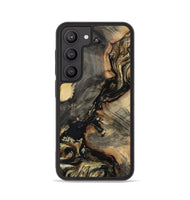 Galaxy S23 Wood Phone Case - Ernest (Black & White, 800557)