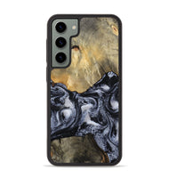 Galaxy S23 Plus Wood Phone Case - Andria (Black & White, 800558)