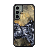 Galaxy S24 Plus Wood Phone Case - Andria (Black & White, 800558)