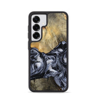 Galaxy S25 Wood Phone Case - Andria (Black & White, 800558)