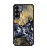 Galaxy S25 Plus Wood Phone Case - Andria (Black & White, 800558)