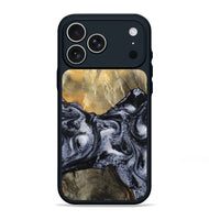 iPhone 17 Pro Max Wood Phone Case - Andria (Black & White, 800558)