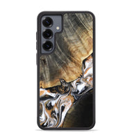 Galaxy S25 Plus Wood Phone Case - Hailee (Black & White, 800559)