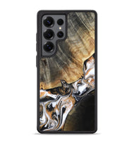 Galaxy S25 Ultra Wood Phone Case - Hailee (Black & White, 800559)