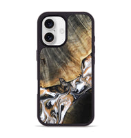 iPhone 17 Wood Phone Case - Hailee (Black & White, 800559)