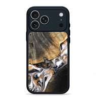 iPhone 17 Pro Max Wood Phone Case - Hailee (Black & White, 800559)