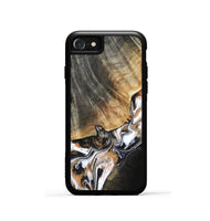 iPhone SE Wood Phone Case - Hailee (Black & White, 800559)