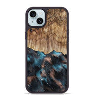 iPhone 15 Plus Wood Phone Case - Manuel (Cosmos, 800615)