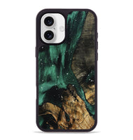iPhone 16 Plus Wood Phone Case - Barbara (Cosmos, 800619)