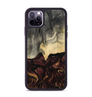 iPhone 11 Pro Max Wood Phone Case - Domingo (Red, 800637)