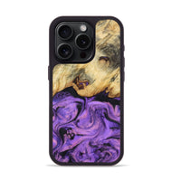 iPhone 15 Pro Wood Phone Case - Robb (Purple, 800640)