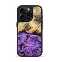 iPhone 16 Pro Wood Phone Case - Robb (Purple, 800640)