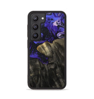 Galaxy S23 Wood Phone Case - Jannie (Purple, 800641)