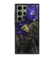 Galaxy S23 Ultra Wood Phone Case - Jannie (Purple, 800641)