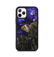 iPhone 11 Pro Wood Phone Case - Jannie (Purple, 800641)