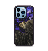 iPhone 14 Pro Wood Phone Case - Jannie (Purple, 800641)