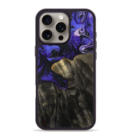 iPhone 16 Pro Max Wood Phone Case - Jannie (Purple, 800641)