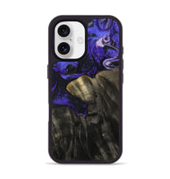 iPhone 17 Wood Phone Case - Jannie (Purple, 800641)