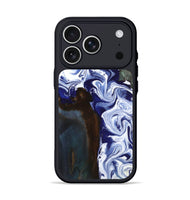 iPhone 17 Pro Wood Phone Case - Ed (Blue, 800666)