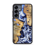Galaxy S25 Plus Wood Phone Case - Zona (Blue, 800667)