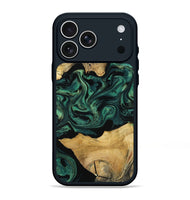 iPhone 17 Pro Max Wood Phone Case - Jammie (Green, 800668)
