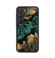 Galaxy S23 Wood Phone Case - Lizeth (Green, 800676)