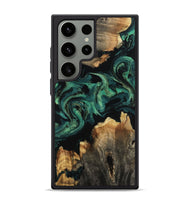Galaxy S24 Ultra Wood Phone Case - Lizeth (Green, 800676)