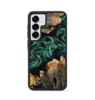 Galaxy S25 Wood Phone Case - Lizeth (Green, 800676)