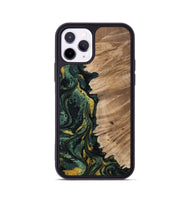 iPhone 11 Pro Wood Phone Case - Madilyn (Green, 800681)