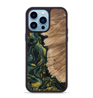 iPhone 14 Pro Max Wood Phone Case - Madilyn (Green, 800681)