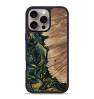 iPhone 16 Pro Max Wood Phone Case - Madilyn (Green, 800681)