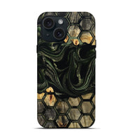 iPhone 15 Wood Live Edge Phone Case - Tempie (Pattern, 800714)