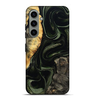 Galaxy S24 Plus Wood Live Edge Phone Case - Elia (Green, 800721)