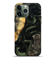 iPhone 13 Pro Max Wood Live Edge Phone Case - Elia (Green, 800721)