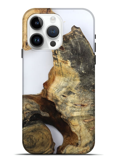 iPhone 15 Pro Max Wood Live Edge Phone Case - Noreen (Clear, 800729)