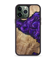 iPhone 13 Pro Max Wood Phone Case - Price (Purple, 800739)