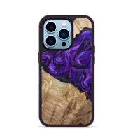 iPhone 14 Pro Wood Phone Case - Price (Purple, 800739)