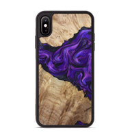 iPhone Xs Max Wood Phone Case - Price (Purple, 800739)