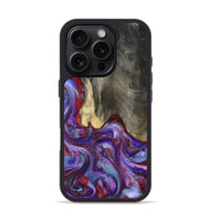 iPhone 16 Pro Wood Phone Case - Lyric (Purple, 800740)