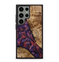Galaxy S24 Ultra Wood Phone Case - Rusty (Purple, 800743)