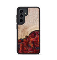 Galaxy S24 Wood Phone Case - Mercy (Red, 800745)