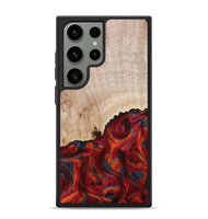 Galaxy S24 Ultra Wood Phone Case - Mercy (Red, 800745)
