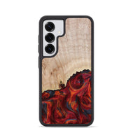 Galaxy S25 Wood Phone Case - Mercy (Red, 800745)