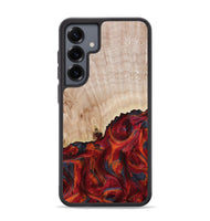 Galaxy S25 Plus Wood Phone Case - Mercy (Red, 800745)