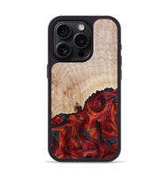 iPhone 15 Pro Wood Phone Case - Mercy (Red, 800745)