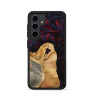 Galaxy S24 Wood Phone Case - Norris (Red, 800747)