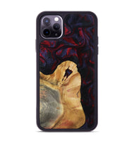 iPhone 11 Pro Max Wood Phone Case - Norris (Red, 800747)