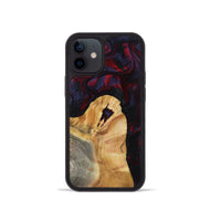 iPhone 12 mini Wood Phone Case - Norris (Red, 800747)