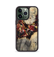 iPhone 13 Pro Wood Phone Case - Annie (Red, 800748)