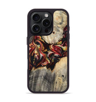 iPhone 16 Pro Wood Phone Case - Annie (Red, 800748)